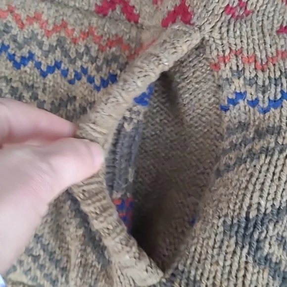 L.L Bean  wool sweater jacket  fleece lined - Picture 5 of 16